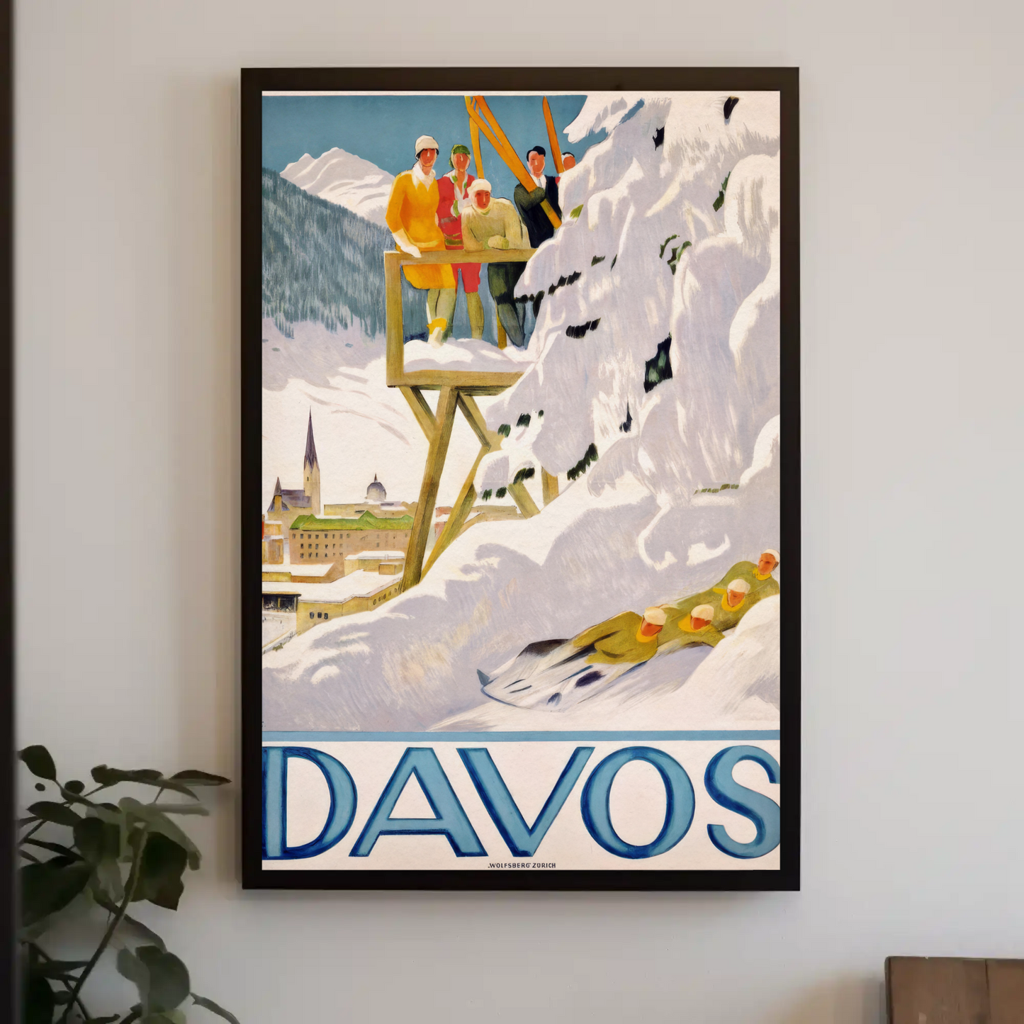 Davos Winter Sports Poster