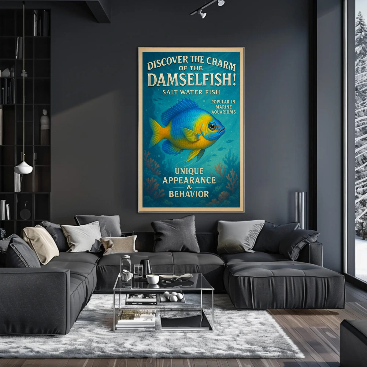 Discover the Charm of the Damselfish Poster