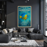 Discover the Charm of the Damselfish Poster
