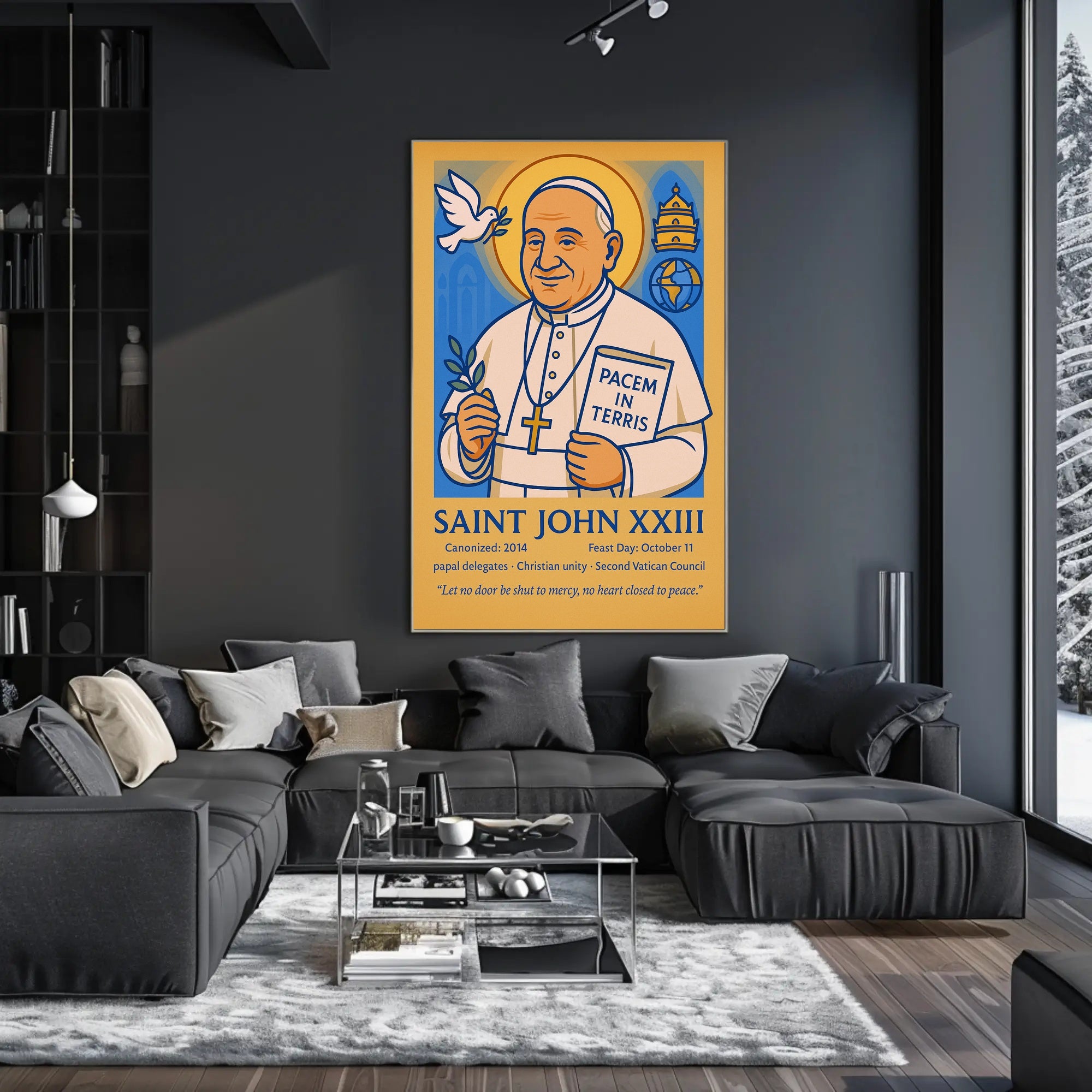 Saint John XXIII Poster PosterGoat