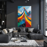 Abstract Modern Art Deco Style Poster