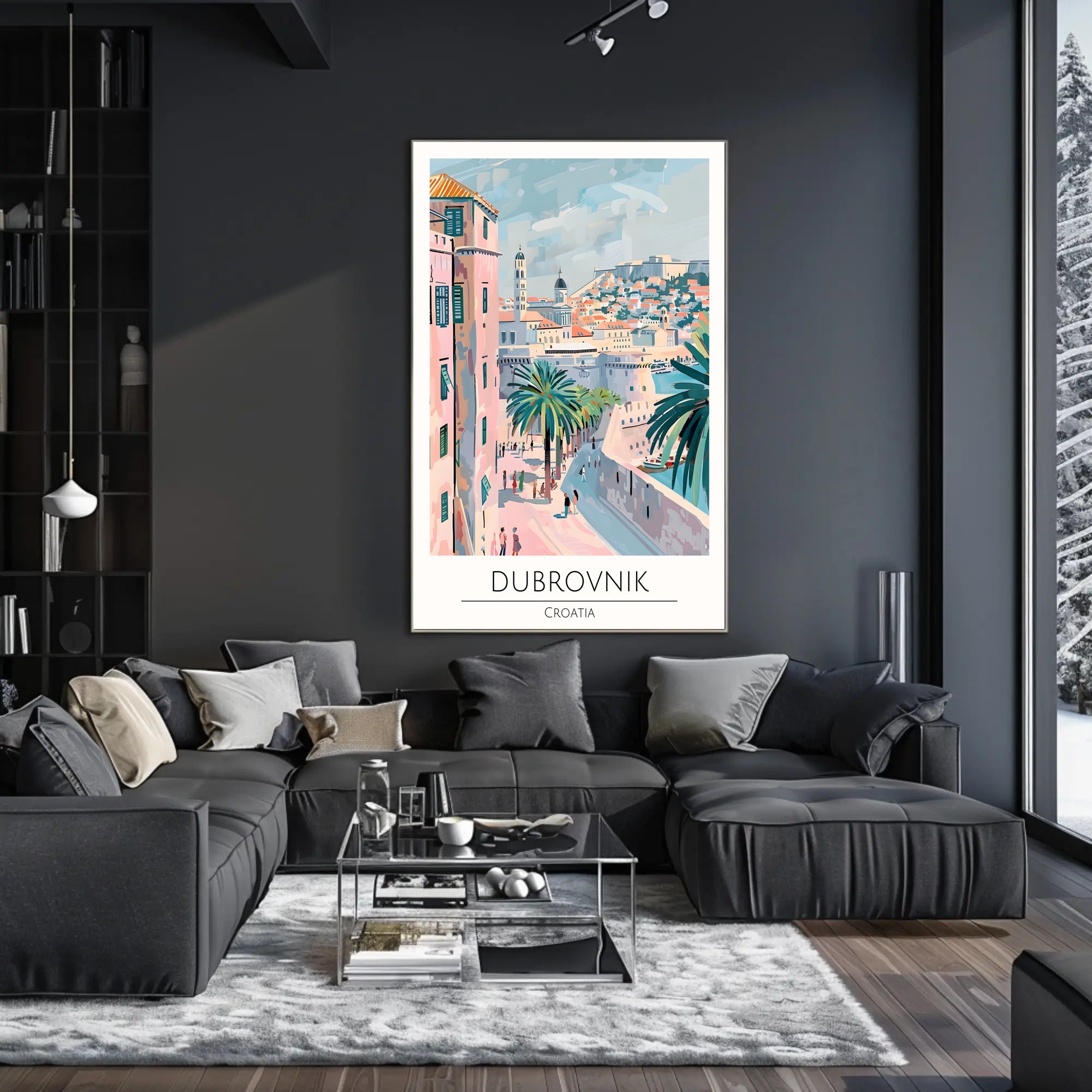 Dubrovnik Scenic View Poster PosterGoat