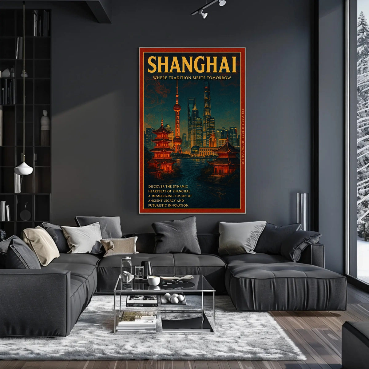 Shanghai Where Tradition Meets Tomorrow Poster