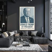 Donald Trump 47th President Poster