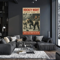 Hockey Night Saturday Brawl 1961 Poster