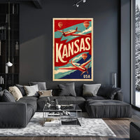 Kansas Aviation Adventure Poster