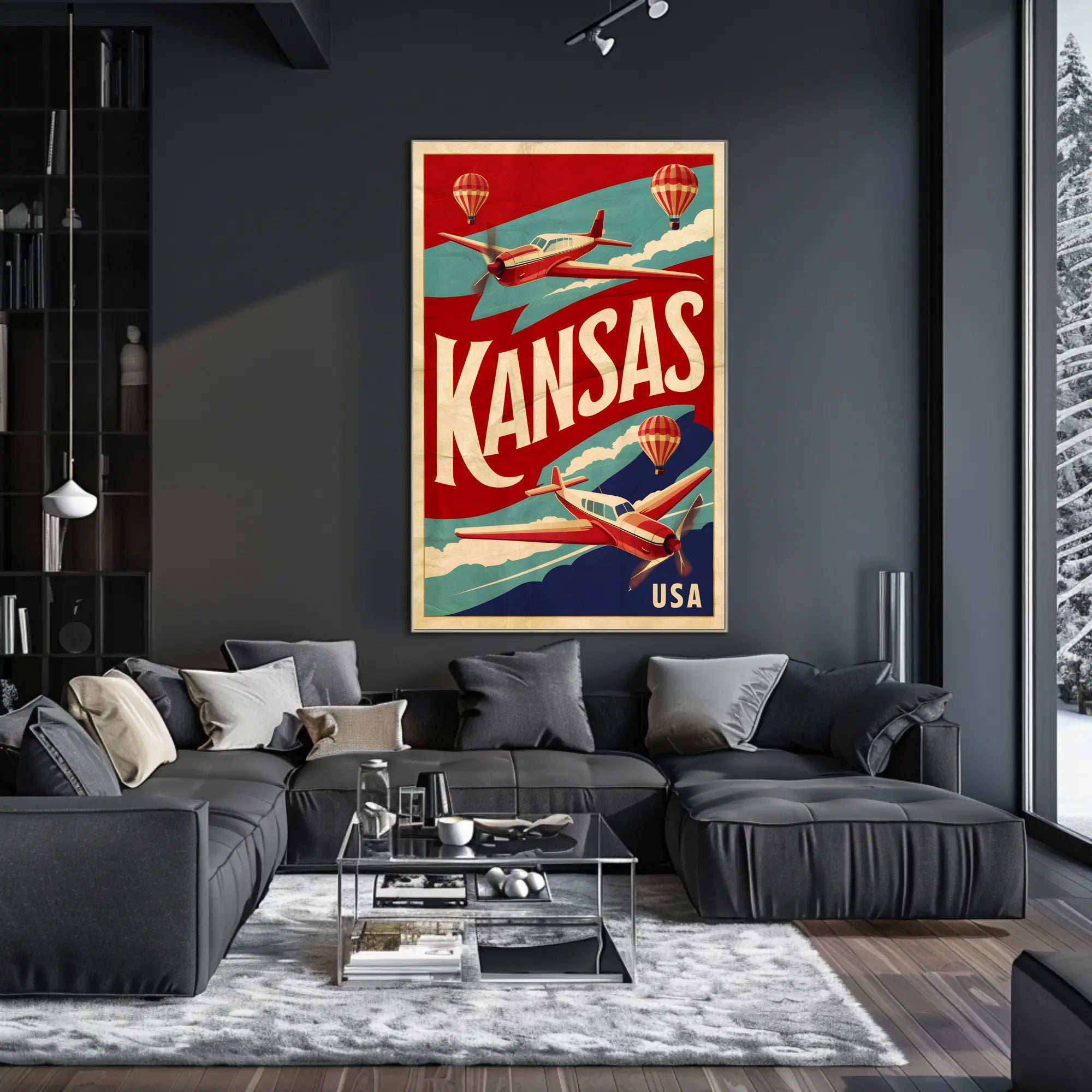 Kansas Aviation Adventure Poster