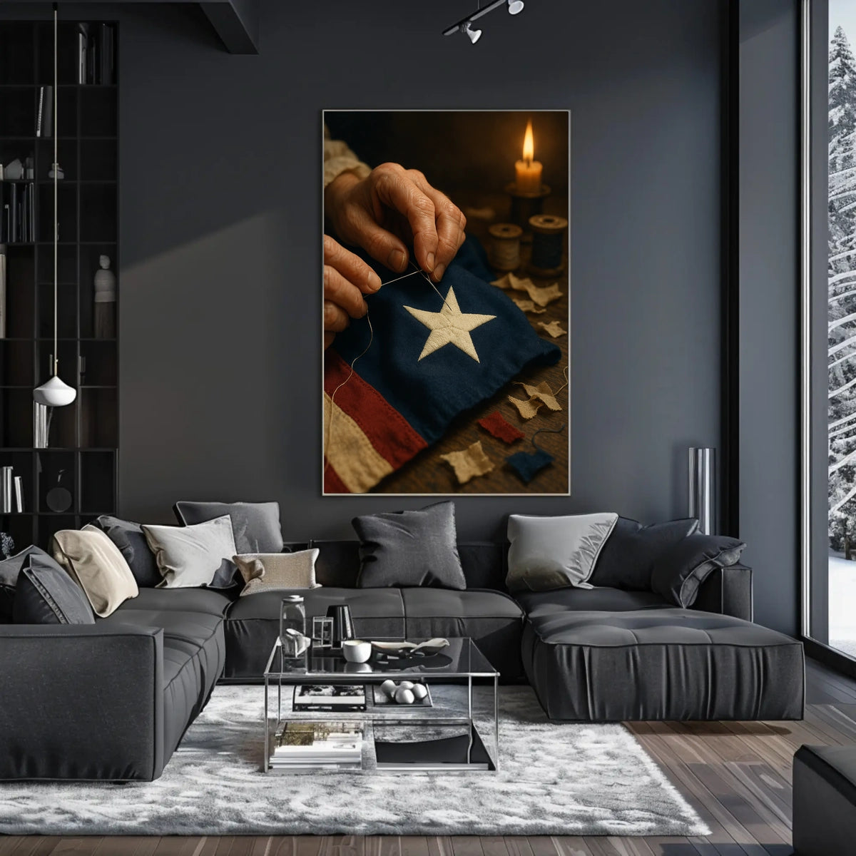 Crafting the Stars and Stripes Poster