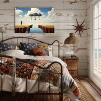 Surreal Reflections: Dreamlike Artistic Poster