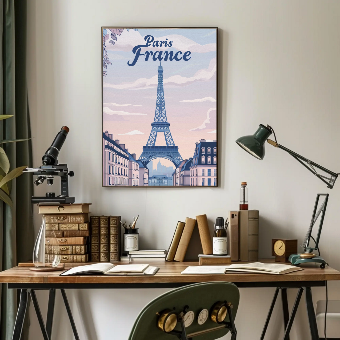 Paris France – Eiffel Tower at Sunset