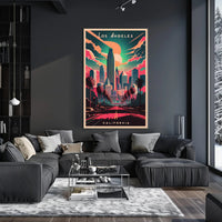 Los Angeles Skyline Poster