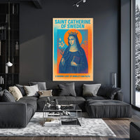 Saint Catherine of Sweden Poster
