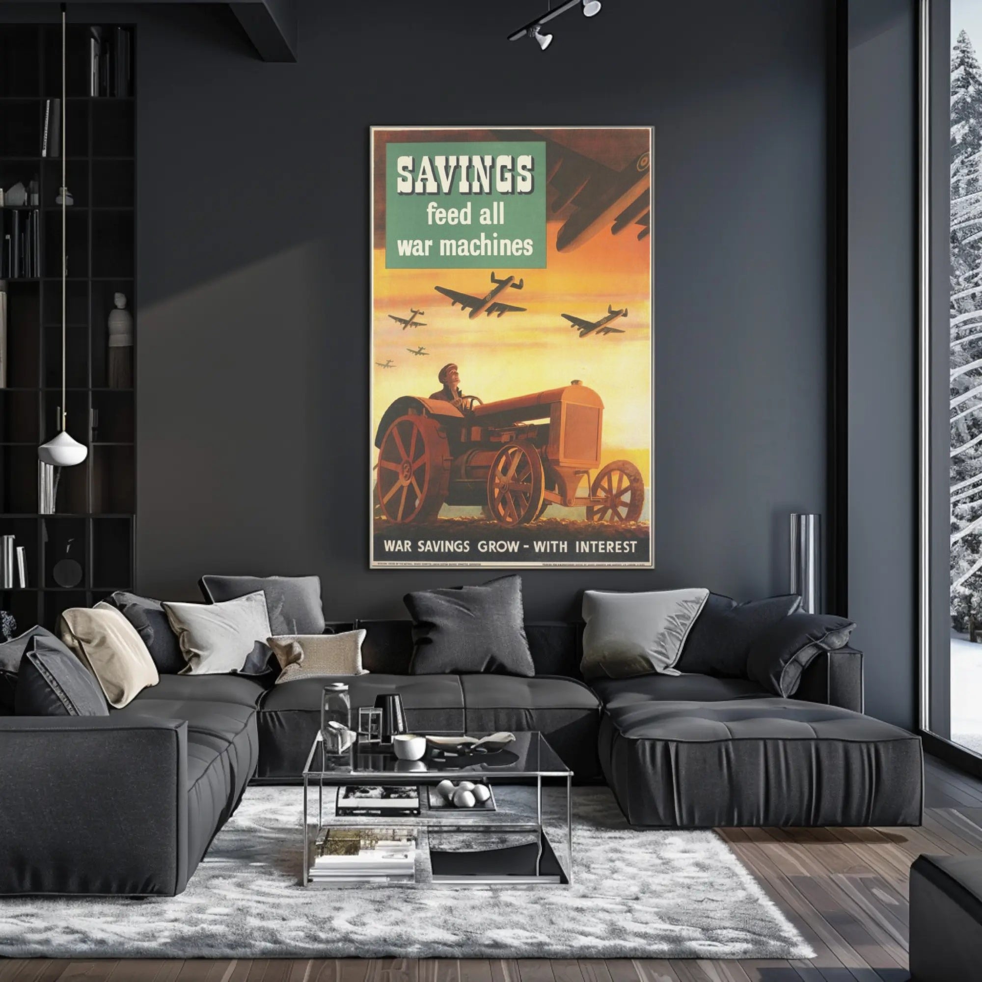 WWII Savings Incentive Vintage Propaganda Poster