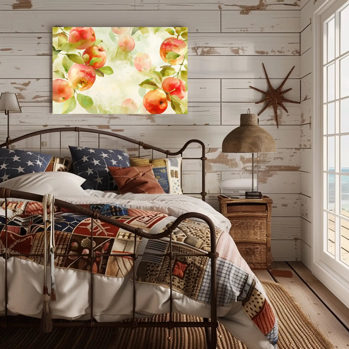 Watercolor Apples Poster