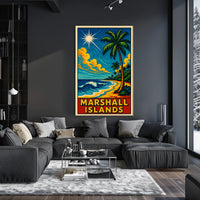 Marshall Islands Paradise Poster