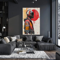 Astronaut In Abstract Art Print Poster For Home Decor PosterGoat