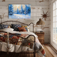 Winter's Tranquil Palette Poster