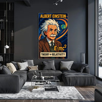 Albert Einstein Theory Of Relativity Poster