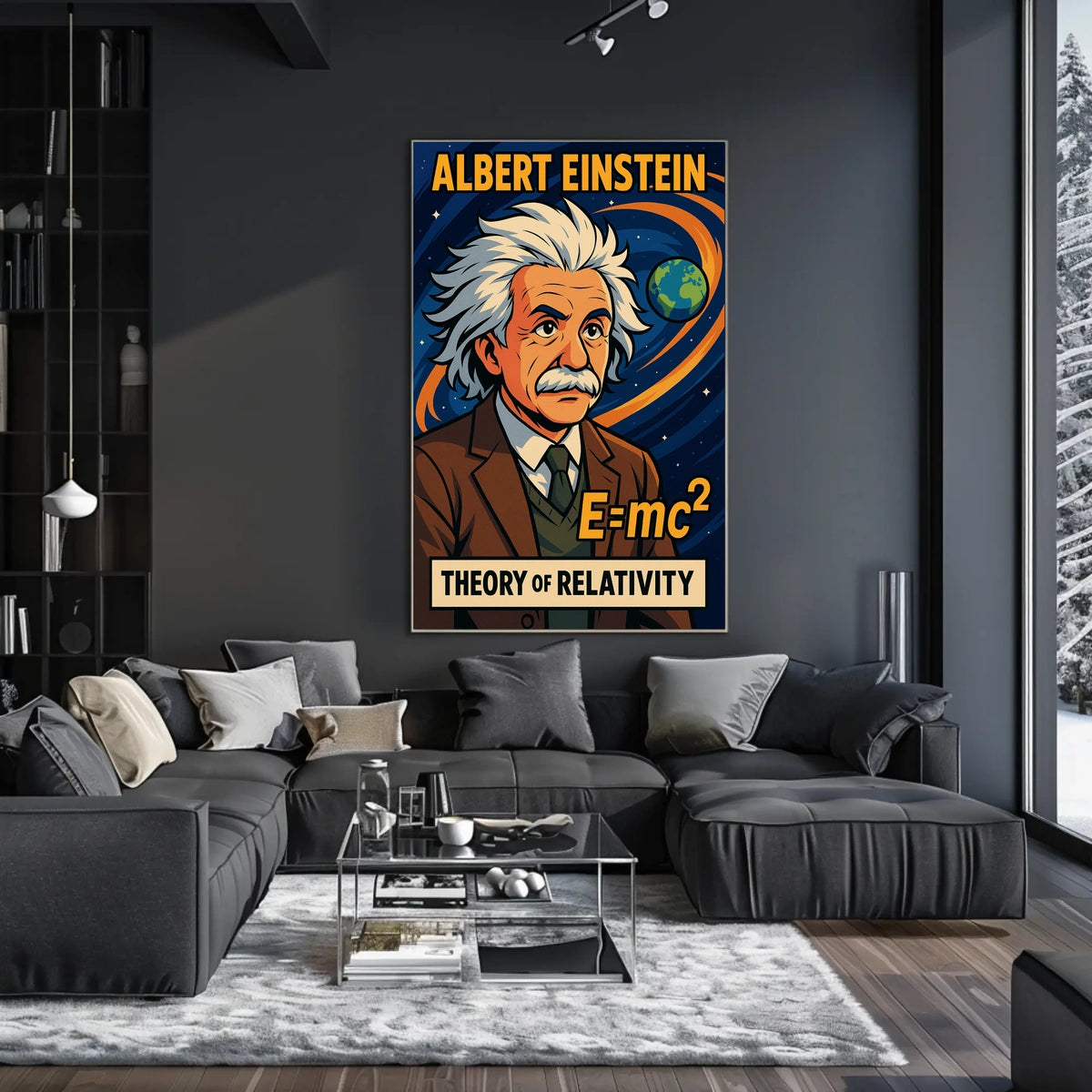 Albert Einstein Theory Of Relativity Poster