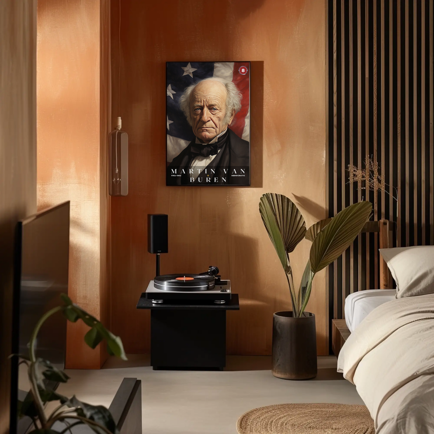 Martin Van Buren 8th President Of The United States Portrait