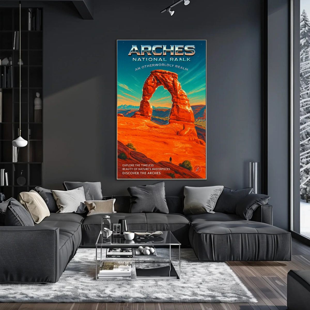 Discover The Arches An Otherworldly Poster