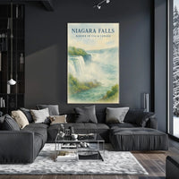 Niagara Falls Watercolor Dreamland National Park Poster