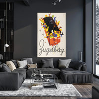 Cable Car Adventure in Switzerland Travel Poster PosterGoat