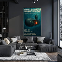 George Washington Nuclear Submarine Poster PosterGoat