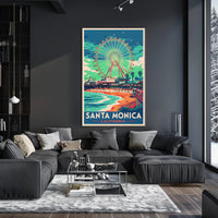 Santa Monica Vibes Poster