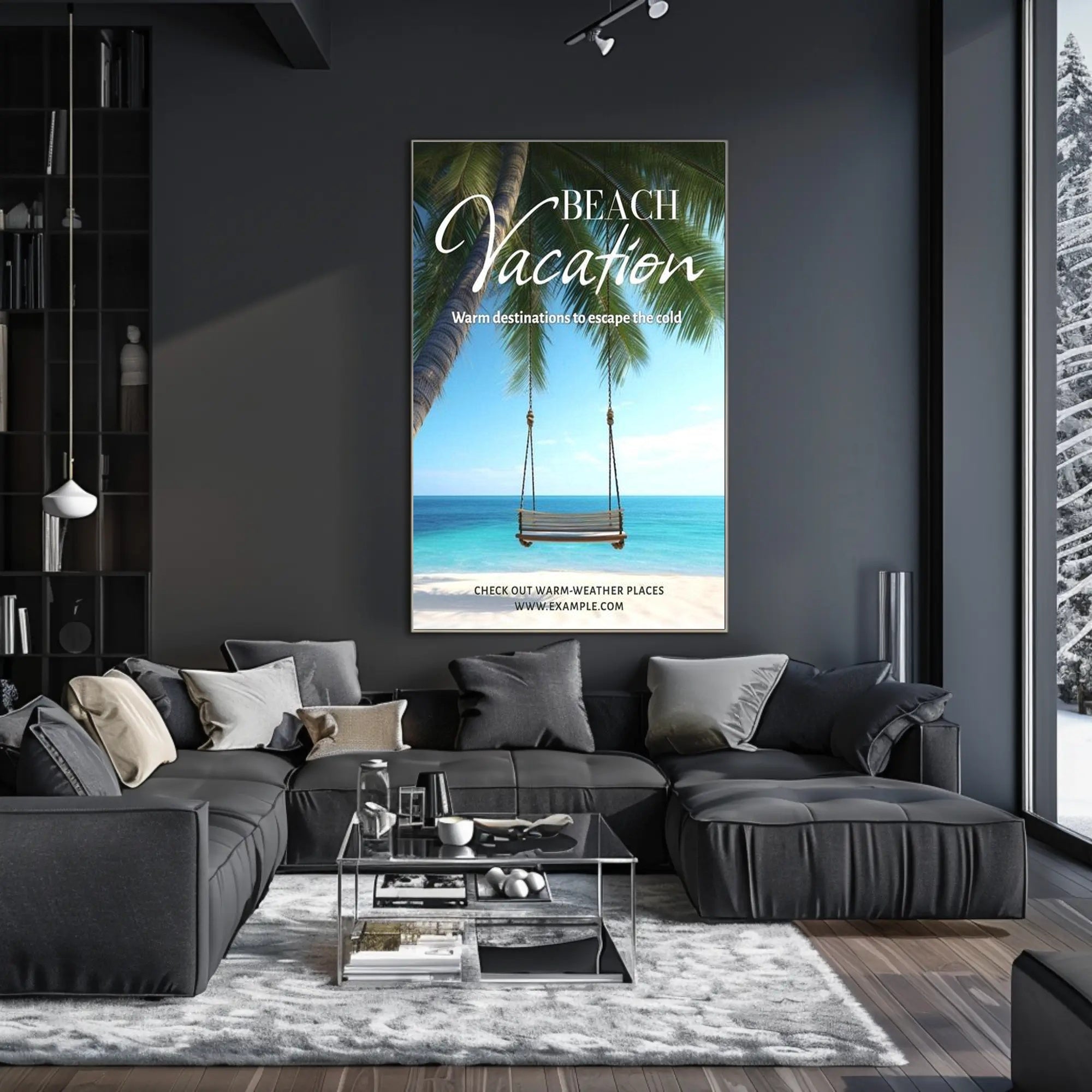 Beach Vacation Getaway Poster PosterGoat