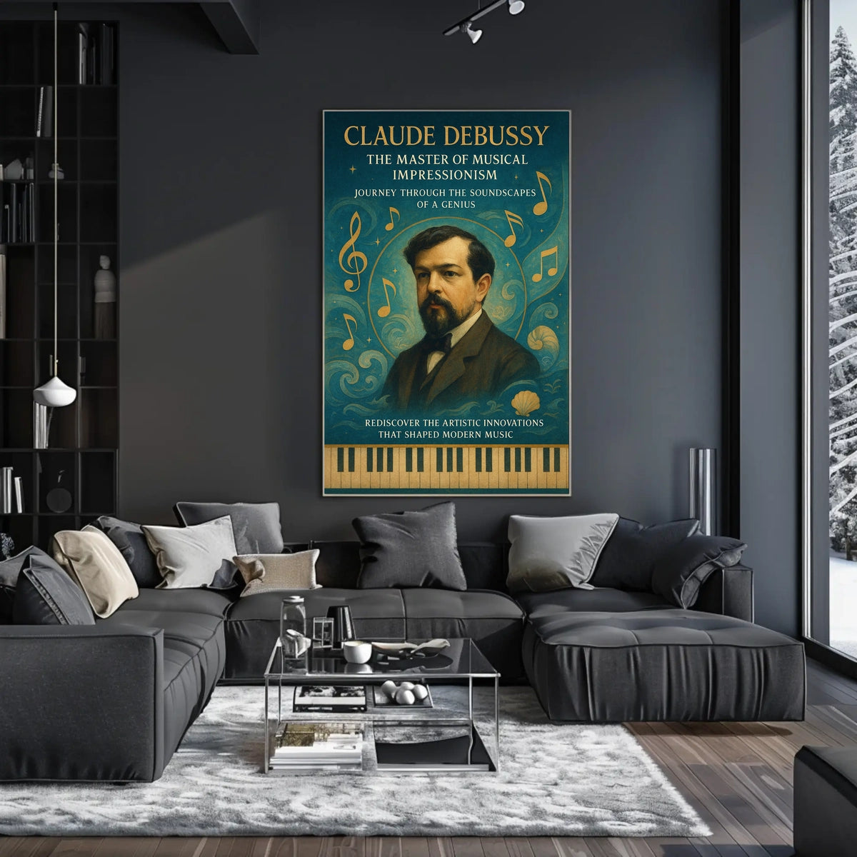 Claude Debussy The Master of Musical Impressionism Poster