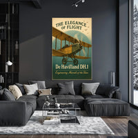 The Elegance of Flight De Havilland DH.1 Poster