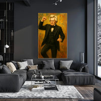 Andrew Jackson Fist Pump Presidential Poster