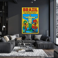 Brazil Carnival Celebration Poster PosterGoat