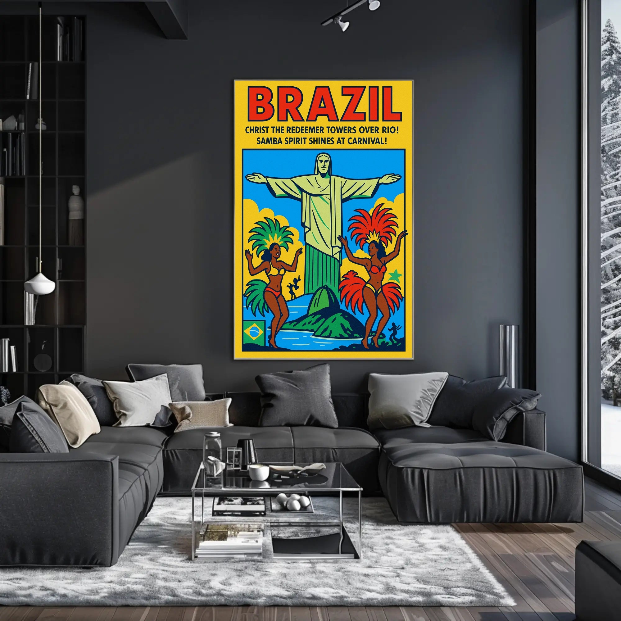 Brazil Carnival Celebration Poster PosterGoat