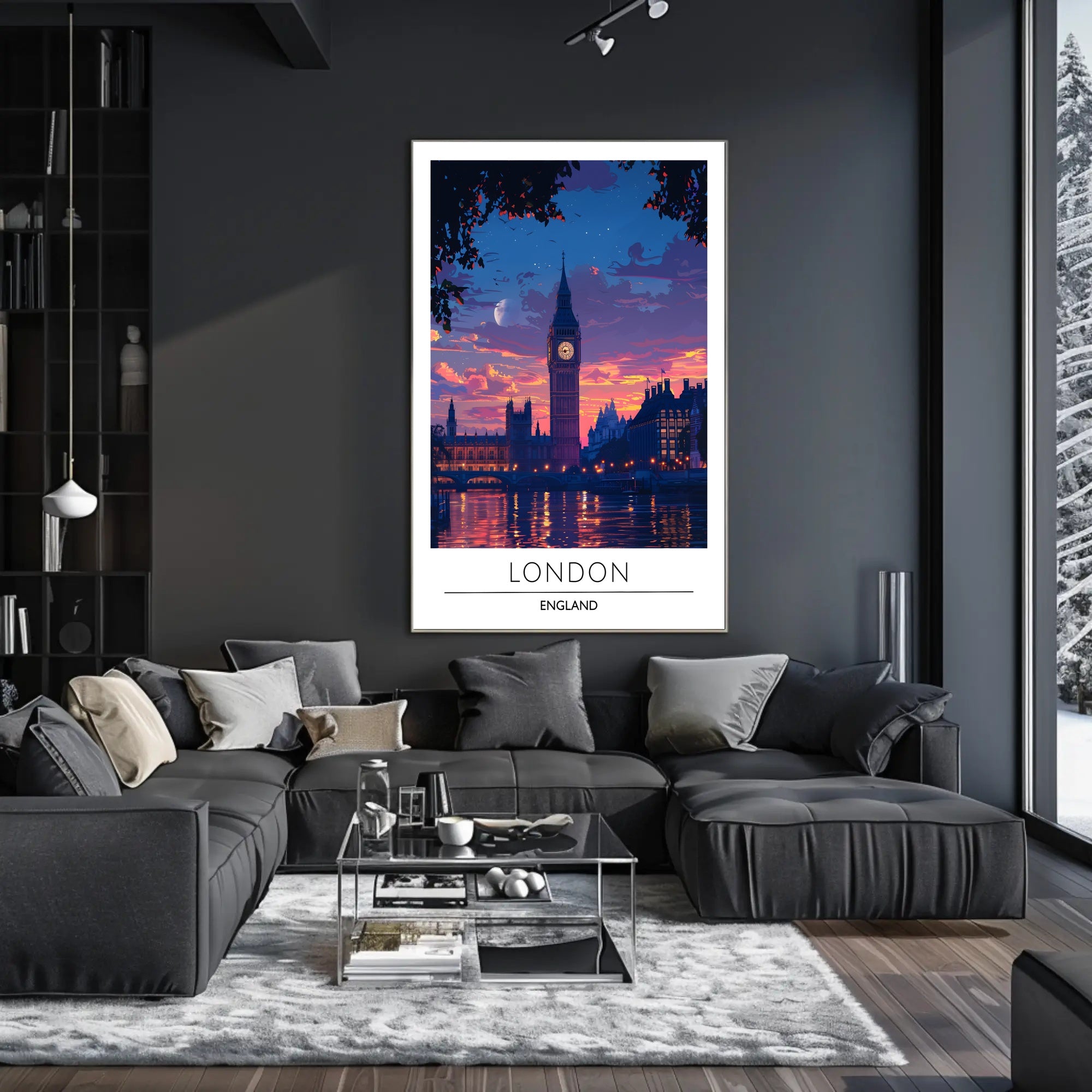 Big Ben Twilight London Urban or Cityscape Poster