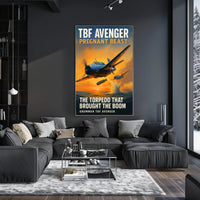 TBF Avenger - The Torpedo Bomber Poster PosterGoat