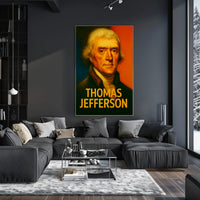 Thomas Jefferson Vintage Americana Poster