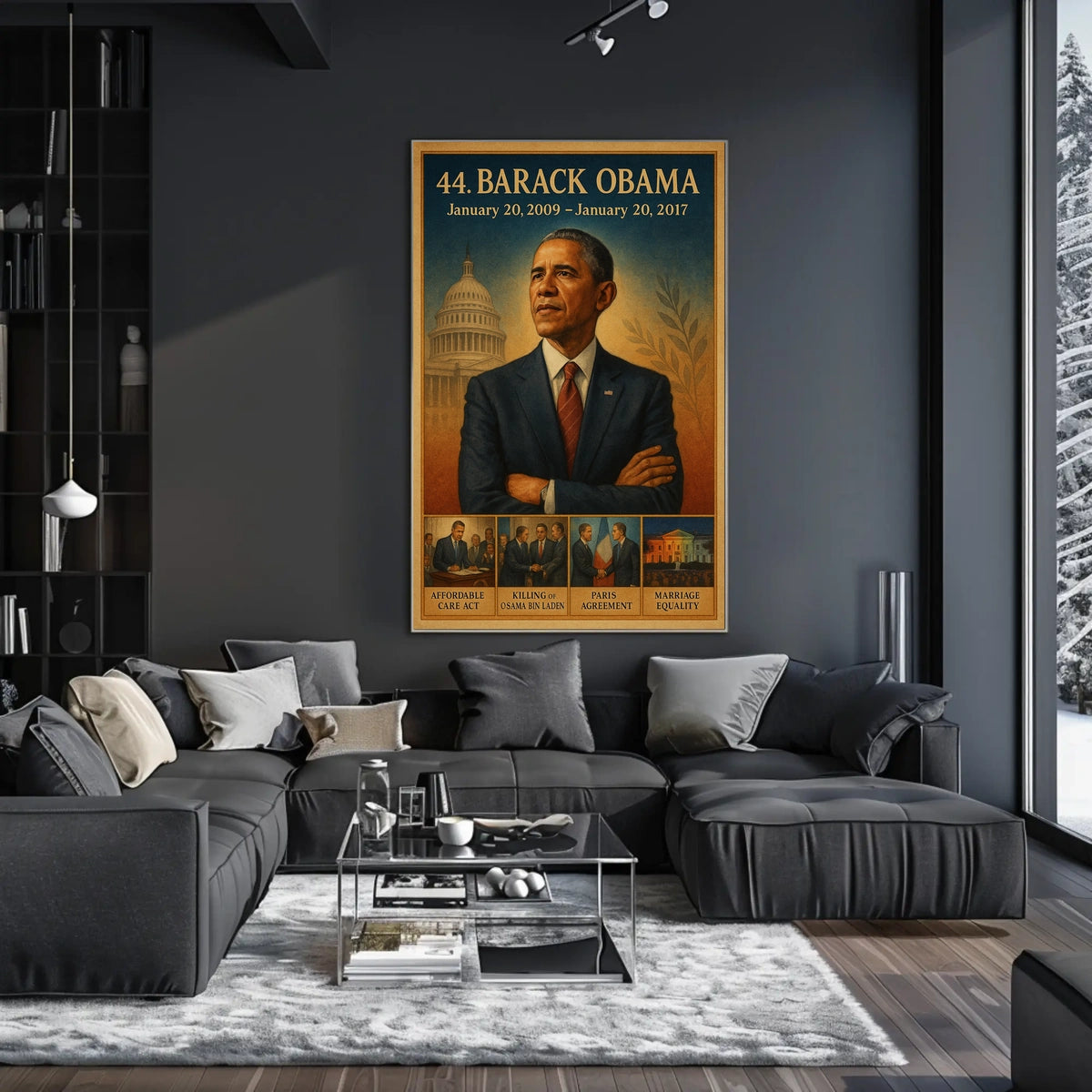 Barack Obama's Legacy: Iconic Historical or Presidential Poster