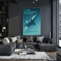F-106 Delta Dart Flight Art Poster