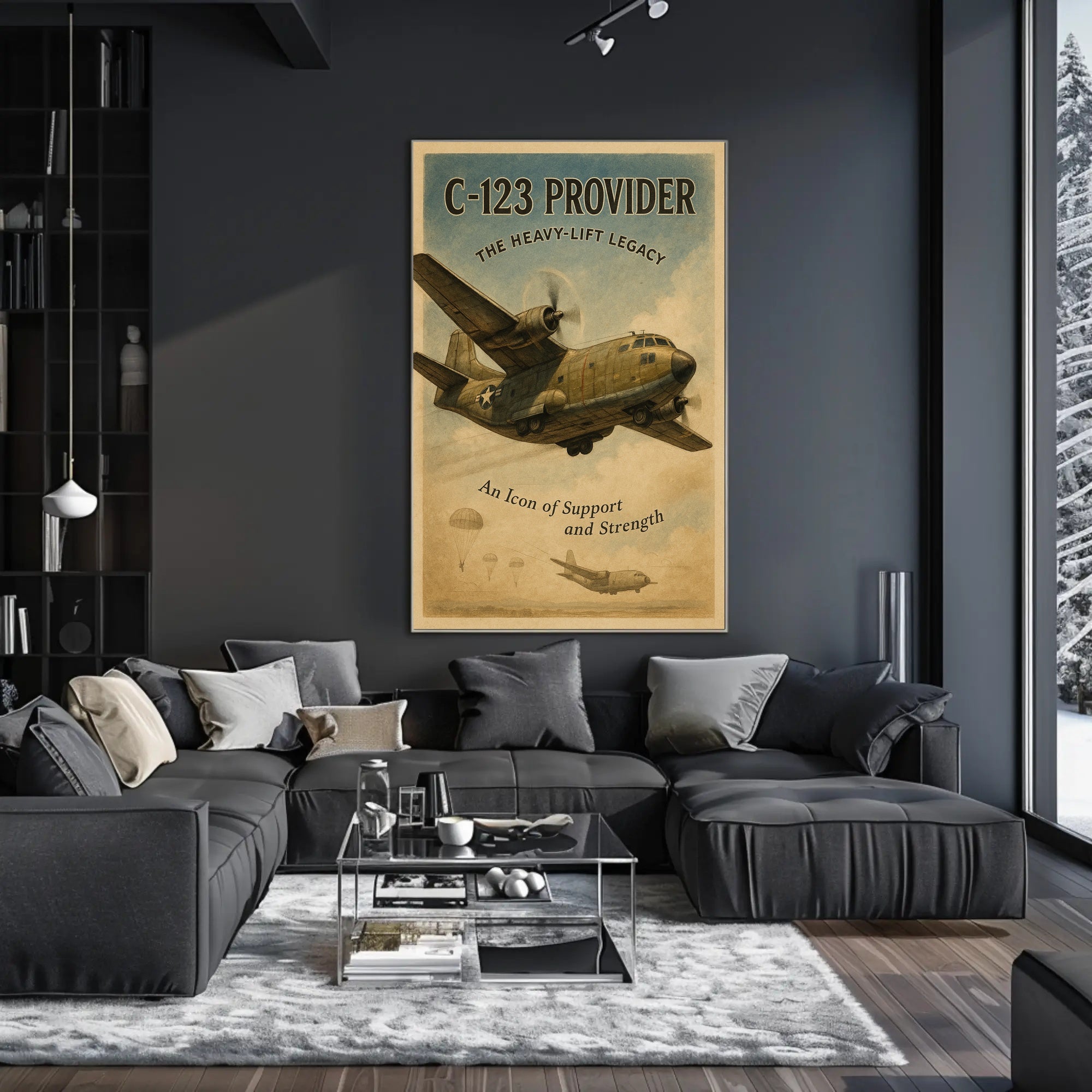 C-123 Provider Heavy-Lift Legacy Poster PosterGoat