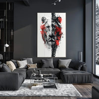 The Duality Of The Lion Poster