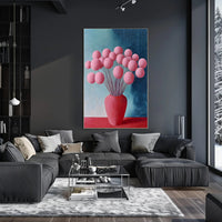 Abstract Floral Arrangement Poster Modern Botanical Print