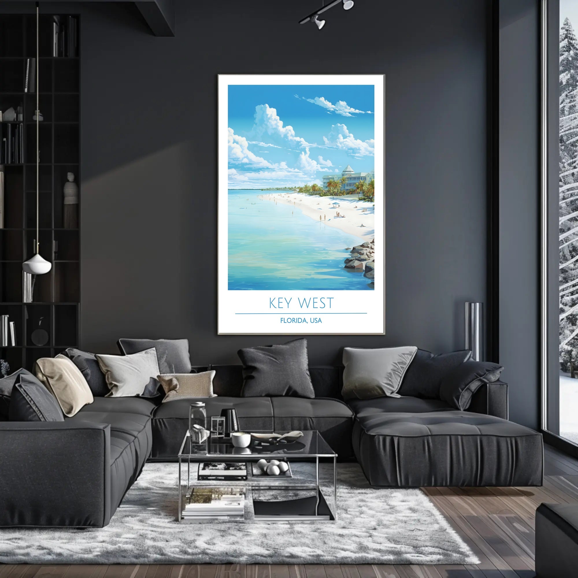 Key West Beach Vacation, Poster