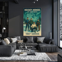 Hockey Heroes of the North 1947 Series Poster