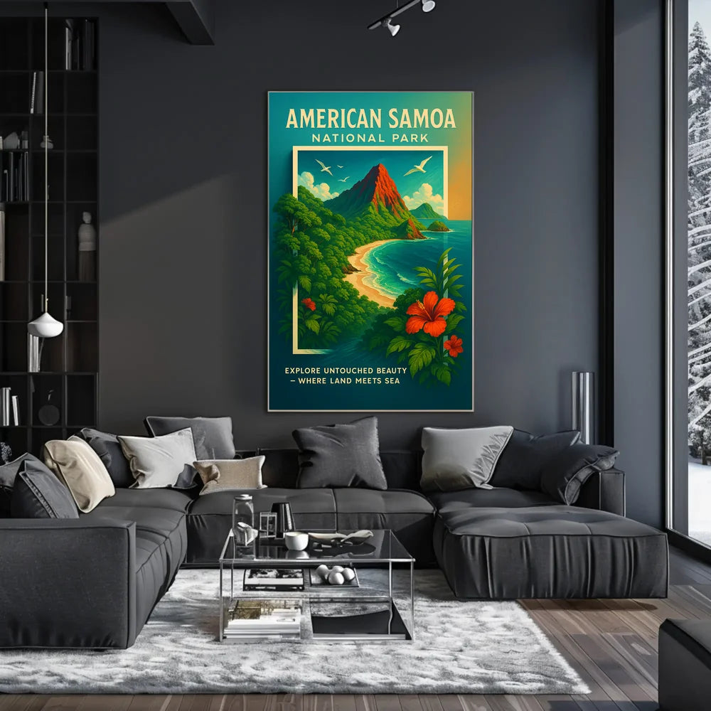 Explore Untouched Beauty National Park Travel Poster