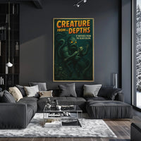 Creature from the Depths Fantasy or Mythology Poster
