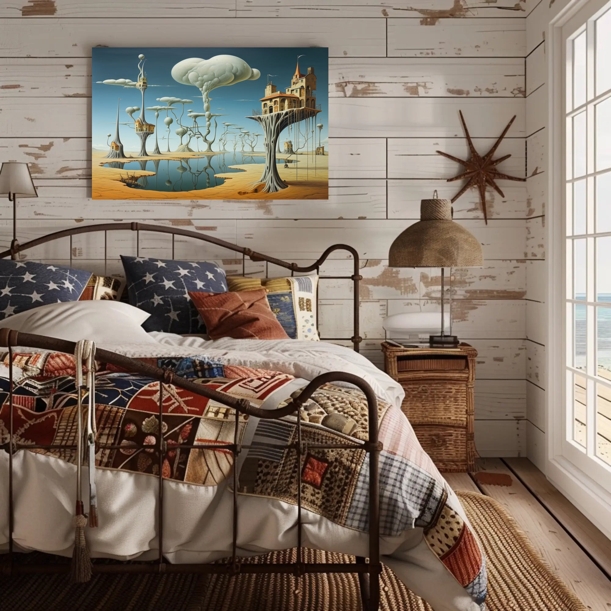 Whimsical Surreal Landscape Art Fantasy or Mythology Poster