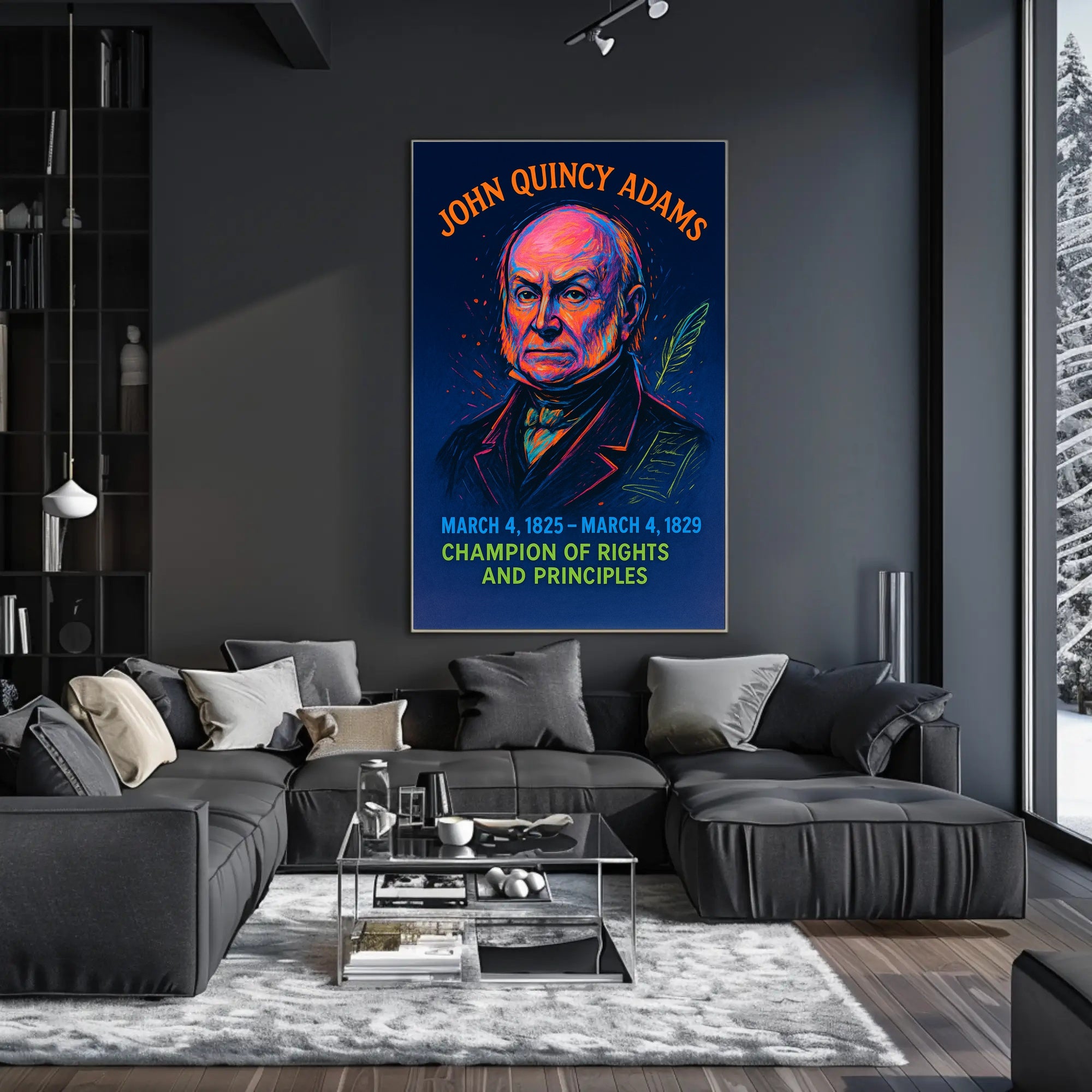John Quincy Adams 6th President Poster