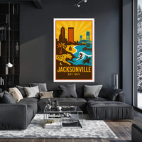 Jacksonville Established 1822 Poster PosterGoat